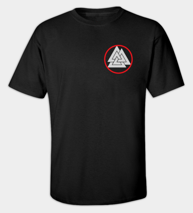 Valknut Embroidered T-Shirt