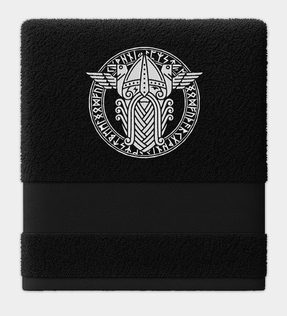Odin / Wotan Embroidered Towel Odin / Wotan Embroidered Towel