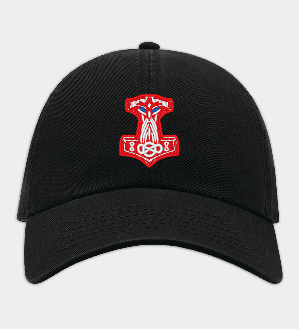 Mjolnir Emboirdered Baseball Cap Mjolnir Emboirdered Baseball Cap