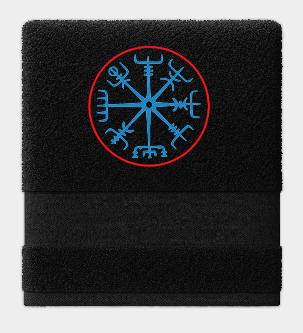 Vegvísir Embroidered Towel Vegvísir Embroidered Towel
