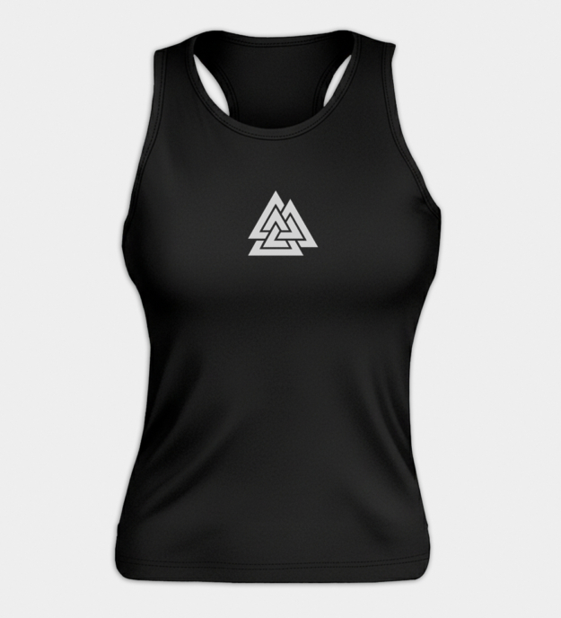 Odin's Valknut Embroidered Women’s Tank Top