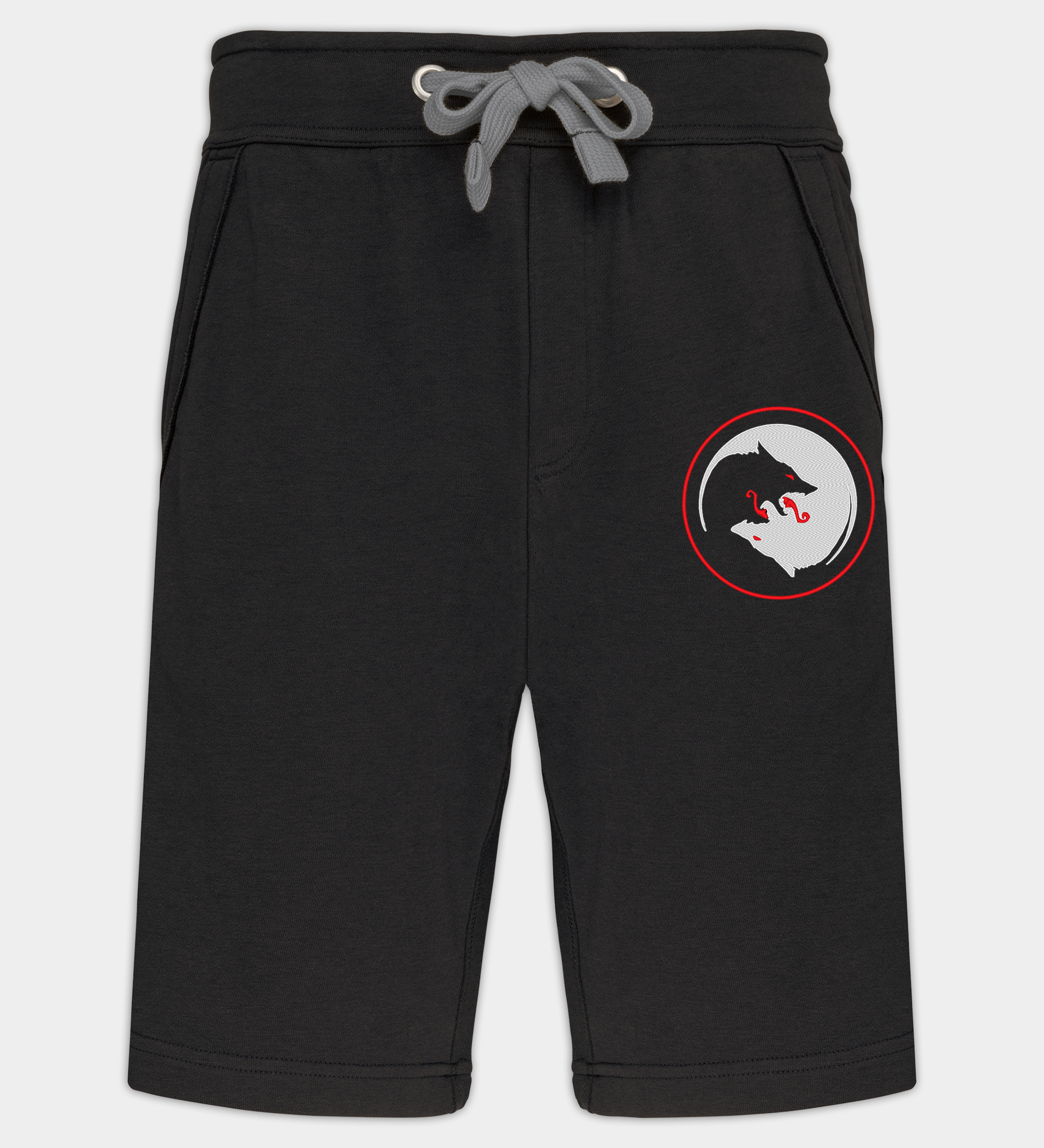 Odin's Wolves Embroidered Bermuda Shorts Odin's Wolves Embroidered Bermuda Shorts
