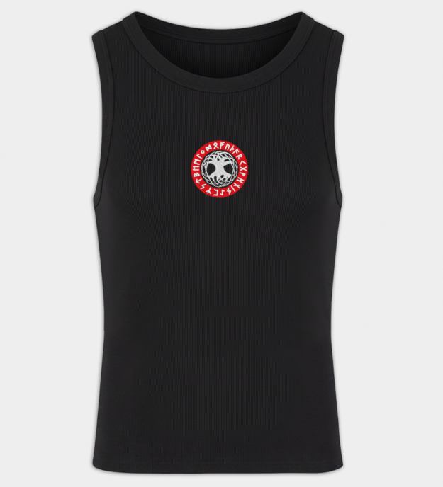 Runic Yggdrasil Embroidered Men's Tank Top