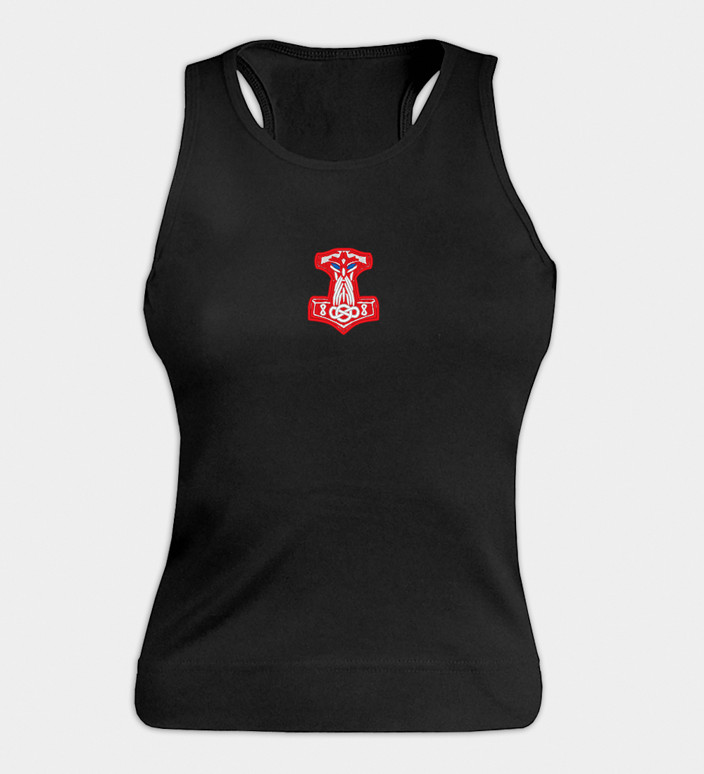 Mjolnir Embroidered Women's Tank Top Mjolnir Embroidered Women's Tank Top