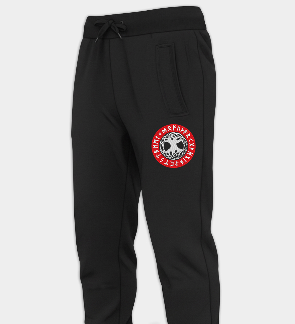 Yggdrasil Embroidered Joggers Yggdrasil Embroidered Joggers